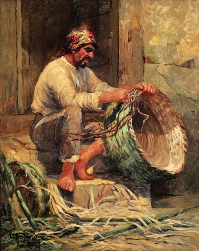 Basket Maker by Antonio Parreiras